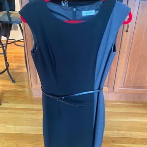 Calvin Klein midi dress with belt